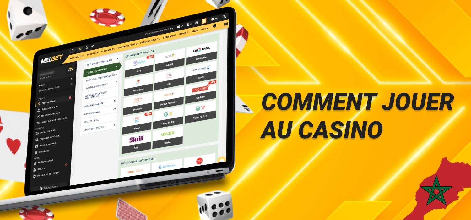 comment commencer à jouer au casino