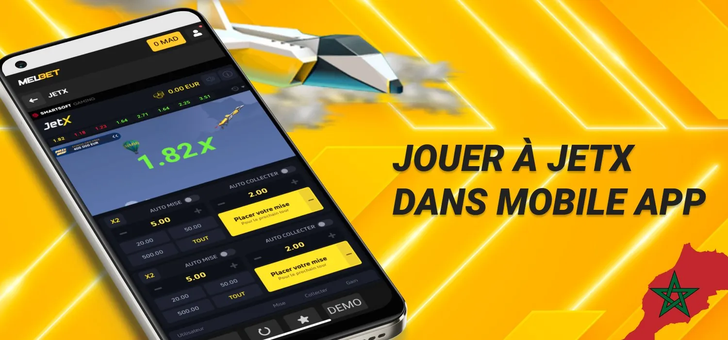 Jouer à jetx sur téléphone portable