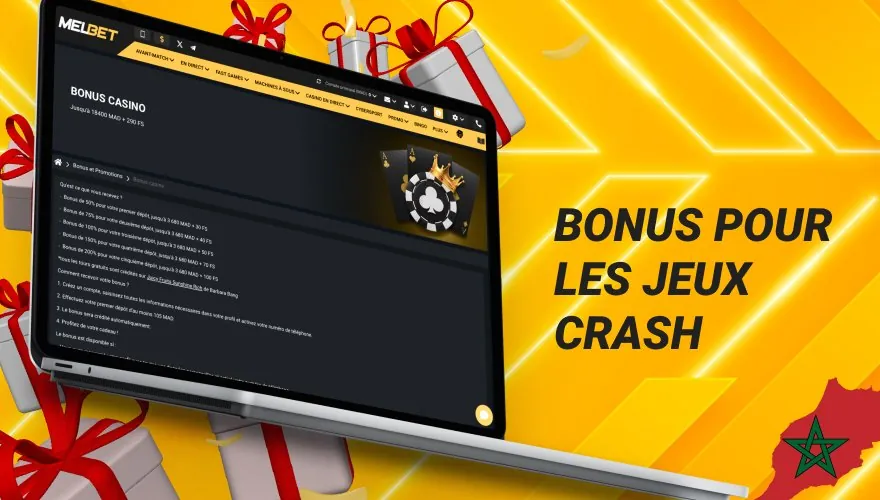 bonus de bienvenue sur les jeux de crash