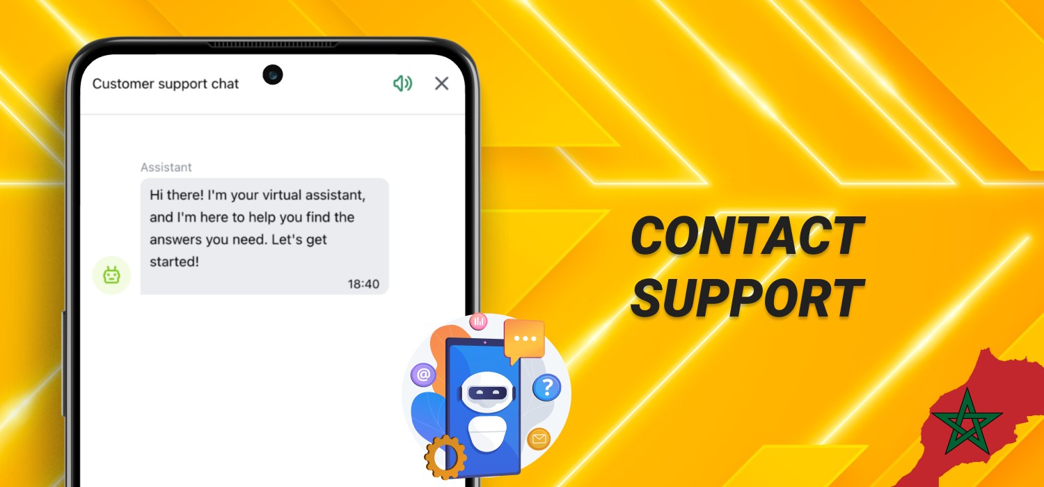 customer service for users in moroc