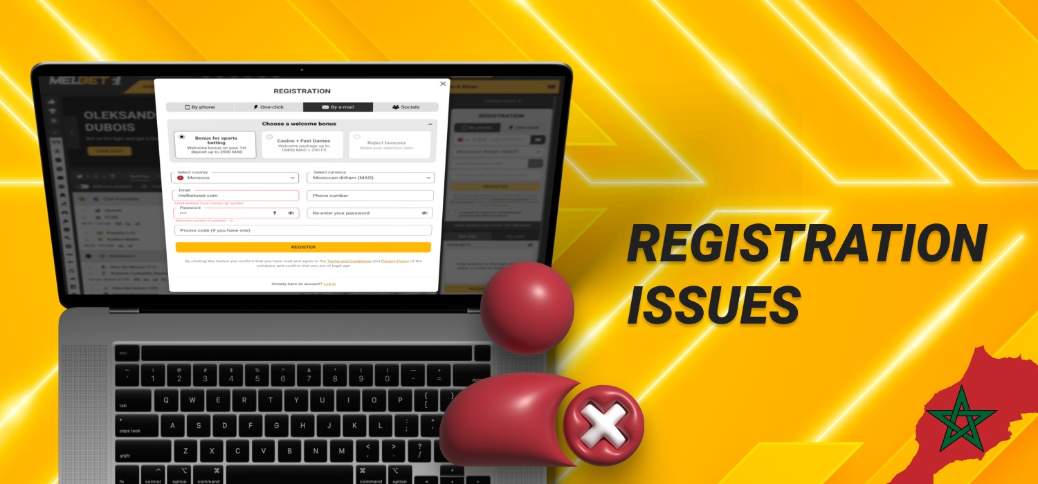 problems with registration