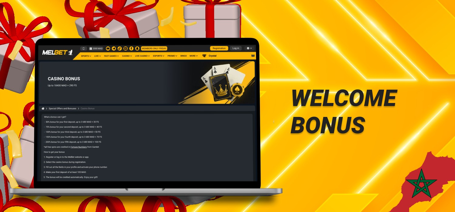 welcome bonus for creating account